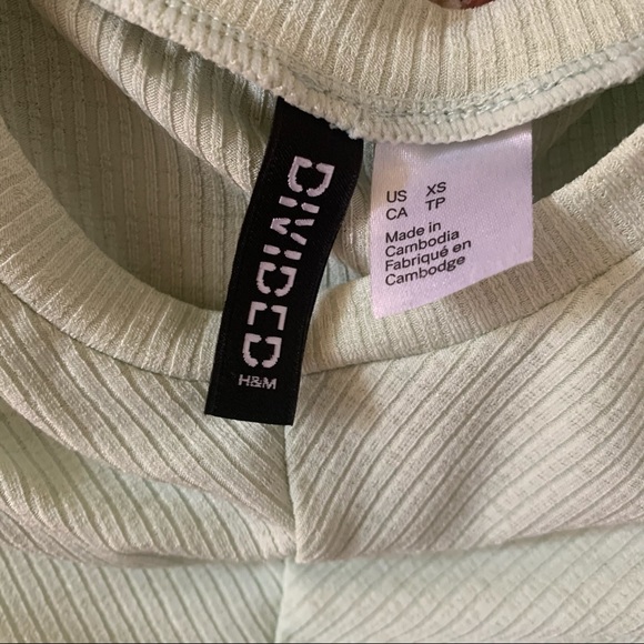 H&M Light Green Crop Top - Picture 4 of 7